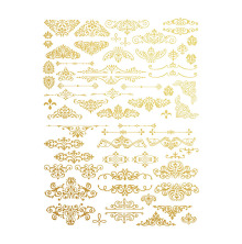 Prima Re-Design Collection Gold Transfer - Gilded Ornate Flourishes UTGENDE