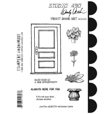 Wendy Vecchi Cling Stamps - Front Door Art