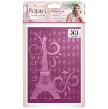 Sara Signature Parisian 3D Embossing Folder - Bonjour Paris UTGENDE