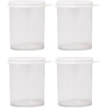 We R Memory Keepers Snap Lid Jars 4/Pkg