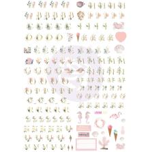 Prima Golden Coast Alphabet Stickers 5/Sheets - Alpha UTGENDE