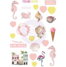 Prima Puffy Stickers 24/Pkg - Golden Coast UTGENDE