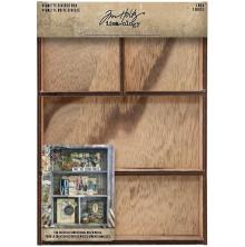 Tim Holtz Idea-Ology Vignette Divided Box 7X10 - 4 Compartment