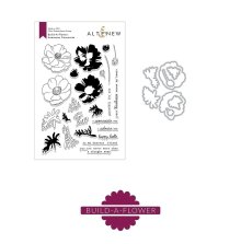 Altenew Clear Stamp And Die Build A flower - Anemone Coronaria