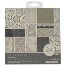 Kaisercraft Paper Pad 6.5X6.5 40/Pkg - Two Souls