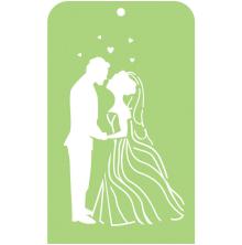 Kaisercraft Mini Designer Templates 3.5X5.75 - Bride &amp; Groom