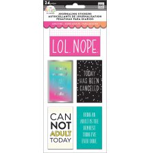 Me &amp; My Big Ideas Happy Planner Medium Flip Stickers - Adulting UTGENDE