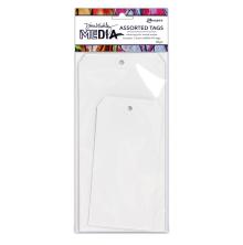 Dina Wakley MEdia White Tags - 8 &amp; 10