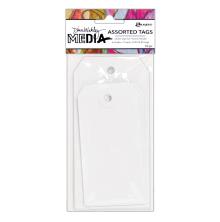 Dina Wakley MEdia White Tags -3 &amp; 5