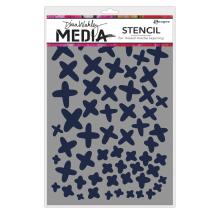 Dina Wakley MEdia Stencils 9X6 - Xs