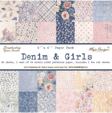 Maja Design 6x6 Paper Pack - Denim &amp; Girls