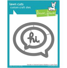 Lawn Fawn Dies - Outside In Stitched Speech Bubbles LF1992