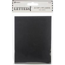 Ranger Letter It Cardstock 4.25X5.5 12/Pkg - Black