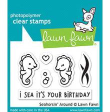 Lawn Fawn Clear Stamps 2X3 - Seahorsin Around LF1967