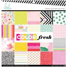 Heidi Swapp Single-Sided Paper Pad 12X12 36/Pkg - Color Fresh UTGENDE