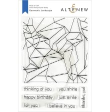 Altenew Clear Stamps 6X8 - Geometric Landscape