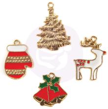 Prima Enamel Charms 4/Pkg - Christmas In The Country UTGENDE