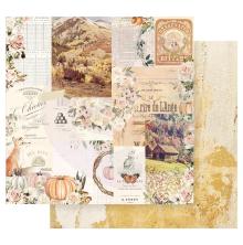 Prima Autumn Sunset Cardstock 12X12 - Autumn Morning UTGENDE