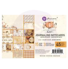 Prima Journaling Cards 4X6 45/Pkg - Autumn Sunset UTGENDE