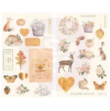 Prima Chipboard Stickers 34/Pkg - Autumn Sunset UTGENDE