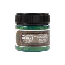 Prima Finnabair Art Alchemy Acrylic Paint 50ml - Sparks Green Goblin