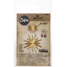 Tim Holtz Sizzix 3-D Impresslits Embossing Folder - Radiant  19-07