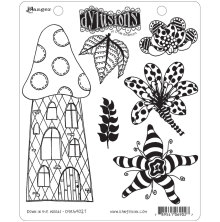 Dylusions Cling Stamps 8.5X7 - Down in the Woods