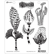 Dylusions Cling Stamps 8.5X7 - Glorious Blooms