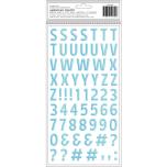 Shimelle Sparkle City Thickers Stickers 5.5X11 134/Pkg - Bright Lights Alpha