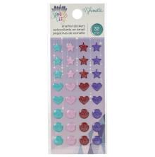 Shimelle Enamel Dots 32/Pkg - Sparkle City