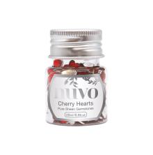 Tonic Studios Nuvo Pure Sheen Gemstones - Cherry Hearts 1400N