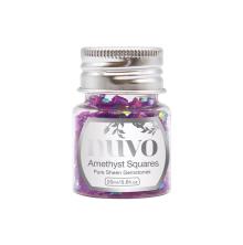 Tonic Studios Nuvo Pure Sheen Gemstones - Amethyst Squares 1405N