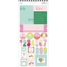 Heidi Swapp Cardstock Stickers 34/Pkg - Color Fresh UTGENDE