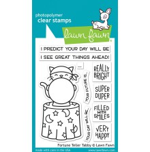 Lawn Fawn Clear Stamps 3X4 - Fortune Teller Tabby LF2016