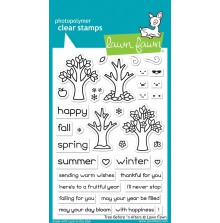 Lawn Fawn Clear Stamps 4X6 - Tree Before n Afters LF2018