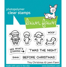 Lawn Fawn Clear Stamps 2X3 - Tiny Christmas LF2022