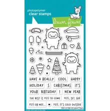 Lawn Fawn Clear Stamps 4X6 -Yeti or Not LF2027