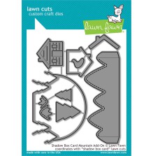 Lawn Fawn Dies - Shadow Box Card Mountain Add-On LF2055