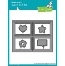 Lawn Fawn Dies - Foursquare Backdrop Landscape LF2064