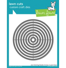 Lawn Fawn Dies - Just Stitching Double Circles LF2066