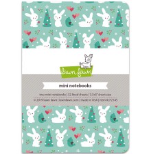 Lawn Fawn Mini Notebooks 3.5X5  2/Pkg - Snow Day Remix