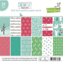 Lawn Fawn Petite Paper Pack 6X6 - Snow Day Remix