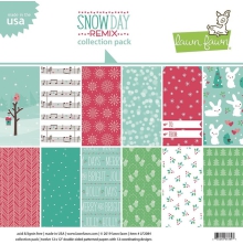 Lawn Fawn Collection Pack 12X12 - Snow Day Remix