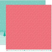 Lawn Fawn Snow Day Remix Double Sided Paper 12X12 - Snowboots