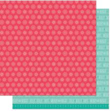 Lawn Fawn Snow Day Remix Double Sided Paper 12X12 - Beanie