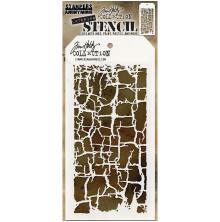 Tim Holtz Layered Stencil 4.125X8.5 - Decayed THS129