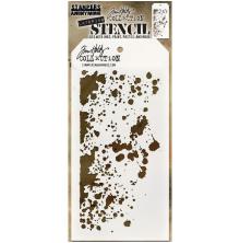 Tim Holtz Layered Stencil 4.125X8.5 - Grime THS130