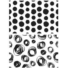 Tim Holtz Cling Stamps 7X8.5 - Dots &amp; Circles CMS382