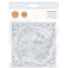 Tonic Studios Essentials Die and Embossing Folder 6X6 - Butterfly Forest 2360E