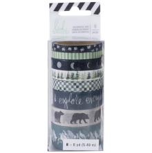 Heidi Swapp Washi Tape Rolls 8/Pkg - Wolf Pack UTGENDE